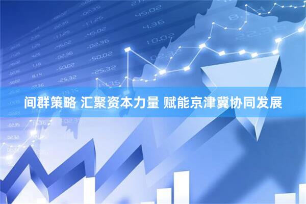 间群策略 汇聚资本力量 赋能京津冀协同发展