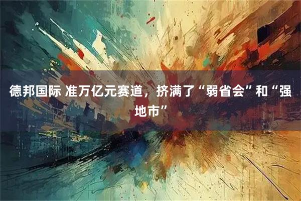 德邦国际 准万亿元赛道，挤满了“弱省会”和“强地市”